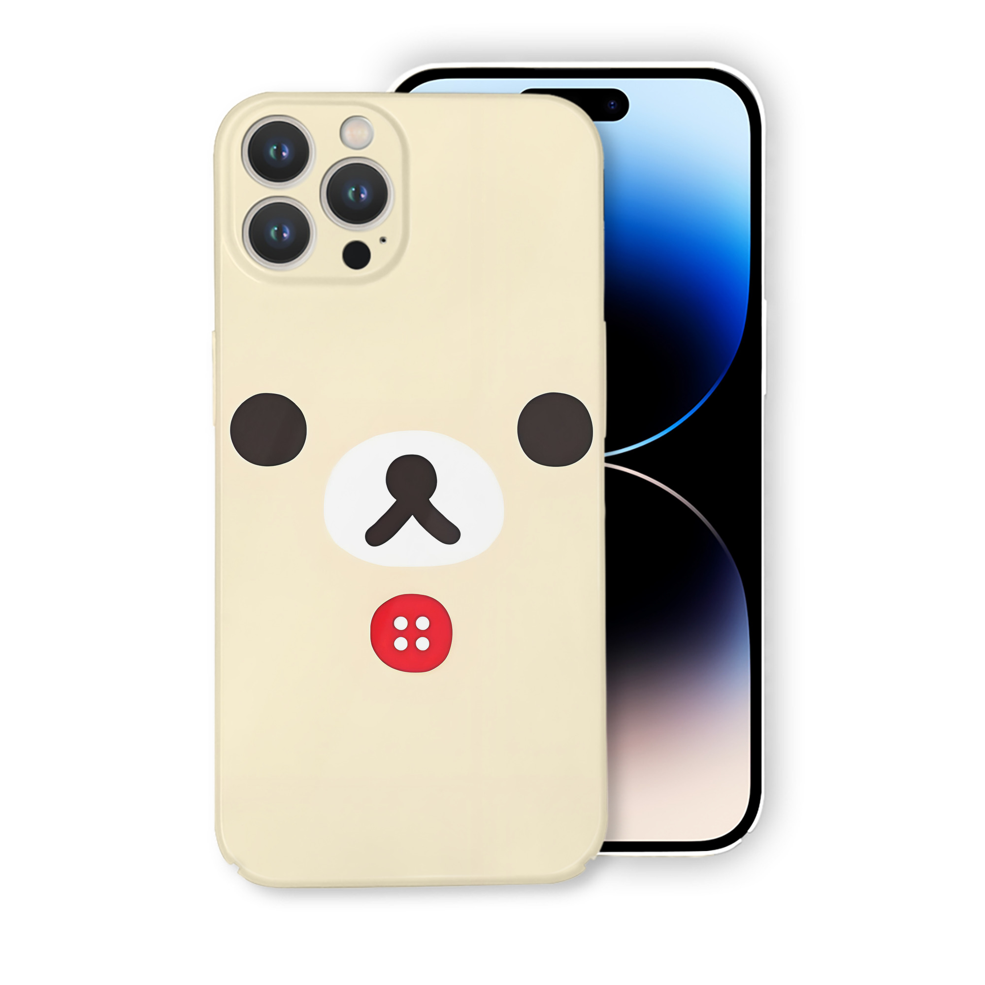 （画像用） リラックマ リラックマ キイロイトリ Rilakkuma Korilakkuma Kiiroitori 【iPhone 14シリーズ対応】ハードケース